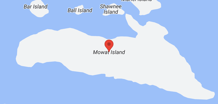 map of 12 MOWAT ISLAND